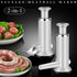 Usluole 2 1 Sausage Stuffer Machine and Meatball Maker, in Vertical Sausage Maker Stainless Steel Homemade Sausage Meat