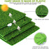 KISEER 12 Pack 6 6 Inches Fairy Garden Grass x Miniature Artificial Craft Grass for Dollhouse Ornament DIY Decoration