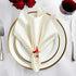 Set 12 Red Wine Bottle Napkin Rings of Sparkly Rhinestone Napkin Ring Holders for Valentine's Day Wedding Bridal Shower