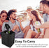 6 Bottle Wine Carrier Tote, Reusable Non-Woven Wine Travel Bag with Carry Handle for Picnic, Camping