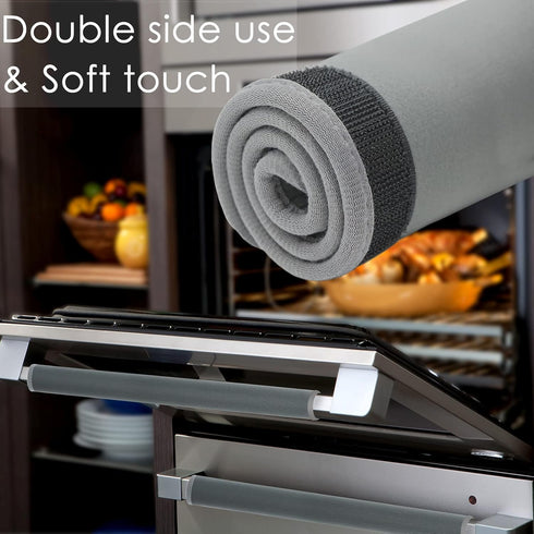 7Pcs Refrigerator Door Handle Cover Washable Kitchen Appliance Decor, Antiskid Protector for Fridge Oven Microwave