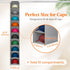 Lifewit 10 Compartments Hat Organizer - 1 Pack Hanging Storage Organizer for Baseball Caps, Holds Up to 40 Hats, Grey