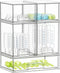 SpaceAid Bottle Storage Organizer Baby - Acrylic Bottles Station Organizer Container, Stackable