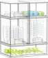 SpaceAid Bottle Storage Organizer Baby - Acrylic Bottles Station Organizer Container, Stackable