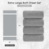 4 Set 35"x70"Oversized Piece Bath Towel Bath Towel for Bathroom Ultra Soft Fluffy Extra Large Bath Sheet Luxury Premium