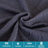 ANWUCHEN Ottoman Cover - Rectangle, Storage Ottoman Covers with Elastic Bands Tie, Dark Gray Large