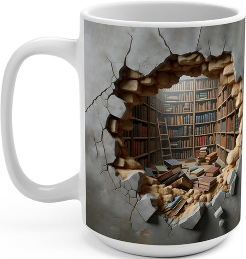 Library Bookshelf Mug Bookish Gifts Book Lovers Gift Books Lovers Women Bookshelf