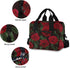 ALAZA Insulated Lunch Box Red Rose Floral Cooler Bags, Reusable with Shoulder Strap, 19-Can (12.5L)