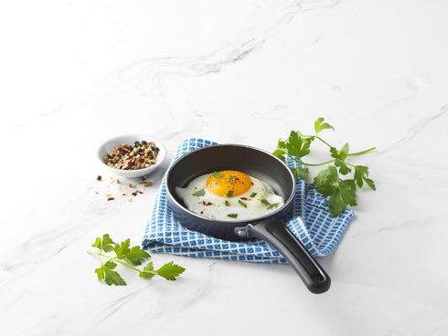 Goodcook Everyday Nonstick Aluminum Mini Frying Pan, 4.6" Round, Black