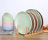 LuckyZone 7.8 Inches Unbreakable Wheat Straw Plates - Reusable Plate Set, Dishwasher & Microwave Safe
