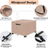 2PCS 20" 20" 18" 600D LYHNMW Outdoor Patio Ottoman Cover, L x W x H Waterproof Patio Ottoman Cover, Heavy Duty Patio