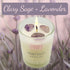 Soy Candles with Healing Crystals, 3PC Scented Candle Set, Eucalyptus + Lemongrass, Jasmine + Sandalwood, 2.47oz Each