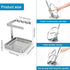 Vertical Spoon Rest and Lid Stand - Foodgrade Stainless Steel Pot Lid Holder with Drip Tray for Kitchen Counter