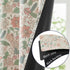 jinchan 95% 84 Inch Grommet Set 2 Nursery Curtains Blackout Pink Long Floral Curtains for Girls Room, Farmhouse Drapes