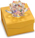 OwnMy Sparkle Crystal Lotus Flower Hue Reflection Feng Shui Home Decor with Gift Box (4 Inch/100MM Rainbow)