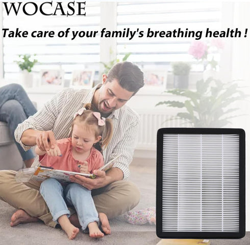 2-Pack IAF-H-100A True Idylis A Replacement Filter, Compatible with FAP-C01-A, Idylis Air Purifiers, 2 H13 FILTER + 2