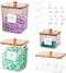 4 Pack Laundry Pods Container,Clear Dryer Sheet Holder & Laundry Room Organization