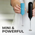 Zulay Kitchen Powerful Mini Milk Frother, Handheld Electric Mixer, Portable Frother Wand for Coffee, Small Drink
