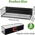 ONESIXEC 2 Pack Magnetic Basket for Fridge, Magnetic Spice Rack for Side of Refrigerator, Magnet Wire Bin Basket Fridge