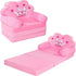 MOONBEEKI Kids Couch Fold Out, Foldable Princess Chair for Toddlers 1-3, Kids