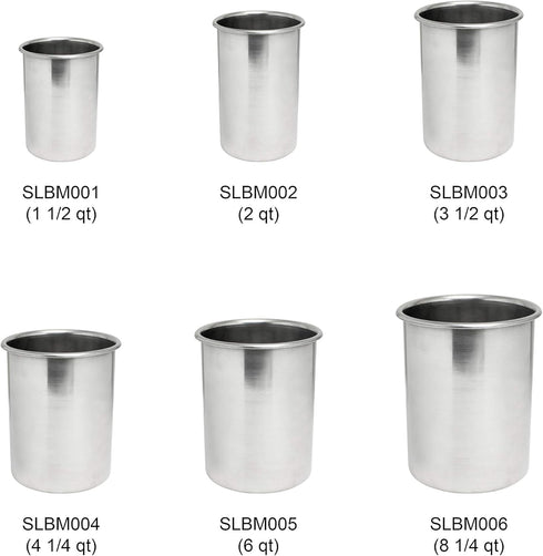 Excellante 3-1/2-Quart Stainless Steel Bain Marie Pot