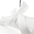 HANGERWORLD Small Kids Satin Padded Hangers - Pack of 3, 11.8inch Soft White for Nursery