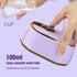 Travel Steamer Iron for Clothes, 1000W Handheld Portable Steamer for Dry and Wet Ironing (Purple)