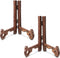 2 Pieces Wooden Display Stand - Plate Holder Wooden Easel for Display Plates Photos Home Birthday Party Decorations
