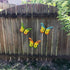 WKHOMEDECO Metal Butterfly Wall Art, Set of 3 Outdoor Decor for Indoor and Outdoor Fence, Garden, Yard
