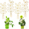 CANIPHA 4 Pcs Small Metal Trellis for Potted Plants, Indoor Plants Trellis for