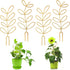 CANIPHA 4 Pcs Small Metal Trellis for Potted Plants, Indoor Plants Trellis for