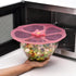 Charles Viancin Hibiscus Silicone Lid, 8''/20cm, Airtight Seal, BPA-Free, Oven, Microwave, Freezer Safe