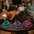LADYBRO 10Sets Wide Brim Fedora Hat Holder - 360° Protect Hats in Travel, Plastic Cap Mold Protectors