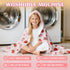 JOPJOLIW 30" 50", Cozy Strawberry Hooded Towel for Kids,Cute Pink Hooded Blanket for Toddlers X Warm Wearable Bath