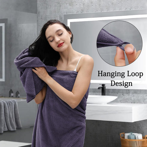 8-Piece Set,2 Sheet,2 4 600 Set,Highly Purplr Bath Towels Oversized Large Bath Towels Hand Towels and Washcloths - GSM