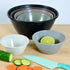 Youngever 6 Pack Large Plastic Mixing and Serving Bowls Set, Nesting Bowls - 120OZ, 80OZ, 50OZ, 32OZ, 22OZ, 12OZ (Urban