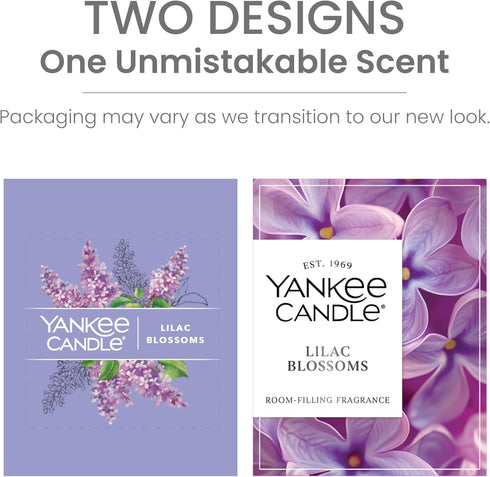Yankee Candle Large Tumbler Scented Candle, 80 Hour Burn Time, 20 oz Lilac Blossoms Room Filling Fragrance