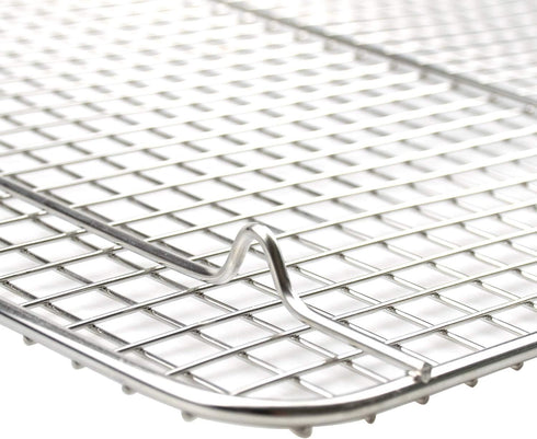 Foraineam 2-Pack Stainless Steel Cooling Rack, 11.5 x 16.5 inch Large Baking Rack for Cooking, Roasting & Drying