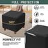 Ottoman Cover Square Jacquard Stretch Square Ottoman Slipcovers Thick Folding Storage Covers Square Footstool Protector