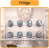 Water Bottle Organizer, 2 Pack Holder for Kitchen Fridge Cabinet Storage, Stackable Tumbler & Wine Rack