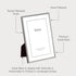 4x6 Siena Slim Crackled Silver Picture Frame, Tarnish Resistant Finish, Perfect Photo Frame for any End Table