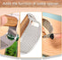 Set Garlic Press Rocker Stainless Steel Ginger Crusher, Garlic Mincer and Squeezer Kitchen Gadget with Ergonomic