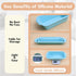 9.5 5 Inch Nonstick Silicone Bread Loaf Pan: x Bread Pan for Homemade Rye with Metal Frame - Loaf Mold for Baking Oven