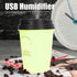 Portable Mini Humidifier, 300ml Car Humidifier Coffee Cup Low Noise Auto Off Lightweight Space Saving Travel Small USB Desk Humidifier for Car Bedroom and Office (Green) by Segutage