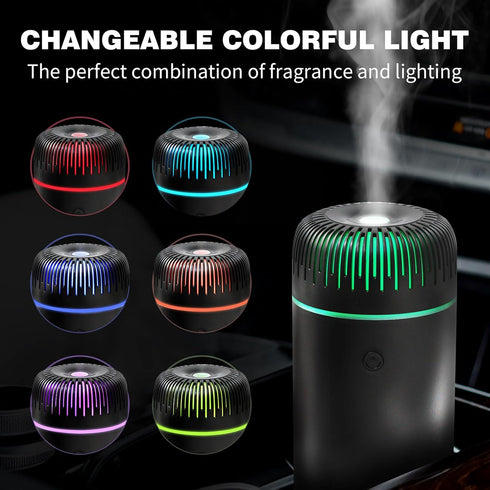 Car Diffuser Humidifier Aromatherapy Essential Oil Diffuser USB Mist Mini Portable Diffuser for Car Home Office Bedroom, 100ML by Generic