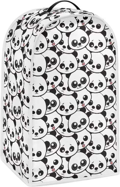 chaqlin Blender Covers, Small Appliance Covers, Kitchen Decorative, Machine Washable Food Processor Dust Cover, Cute Panda Print