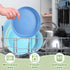 Mfacoy Kids Plates and Bowls Set, Unbreakable Dinnerware - 4 Pcs 7.75" Plates & 4 Pcs 18 oz Bowls, BPA Free