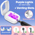 TYPLFH Toothbrush Sanitizer and Holder, Wall Mounted Toothbrush Covers Holders for Bathrooms, Rechargeable Toothbrush