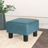 13" Homebeez Small Footstool Leathaire Fabric Ottoman Footrest Modern Home Living Room Bedroom Square Stool with Padded