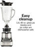 Wave Crusher Blender for Shakes and Smoothies, 40 Oz Glass Jar, 14 Functions, Black + Stainless Steel by Hamilton Beach